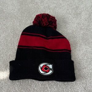 ❤️4/$10❤️Kids Black and Red Pom-Pom Beanie